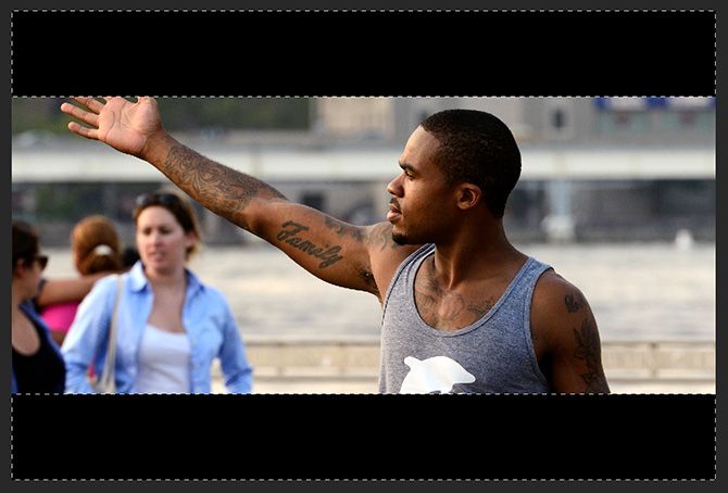 Выравнивание рамки с соотношением 2.37:1