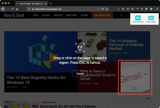 Как делать скриншоты в Firefox — руководство