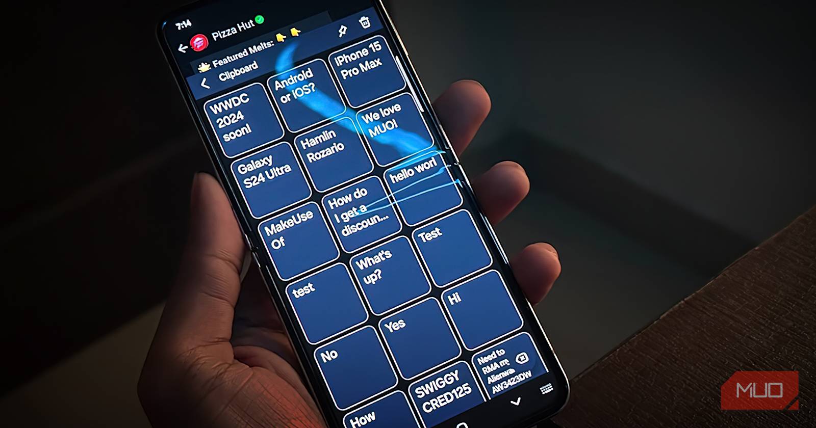 Как просмотреть историю буфера обмена на Android