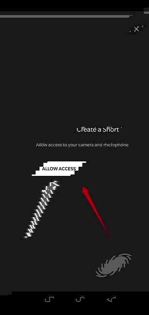 Разрешения камеры и микрофона в YouTube для записи Short