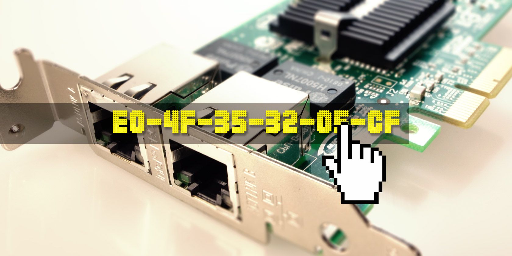 Как изменить MAC‑адрес в Windows