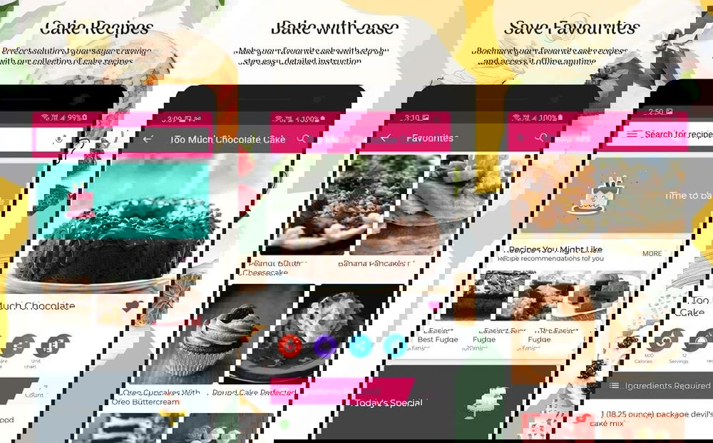 Cake Recipes App