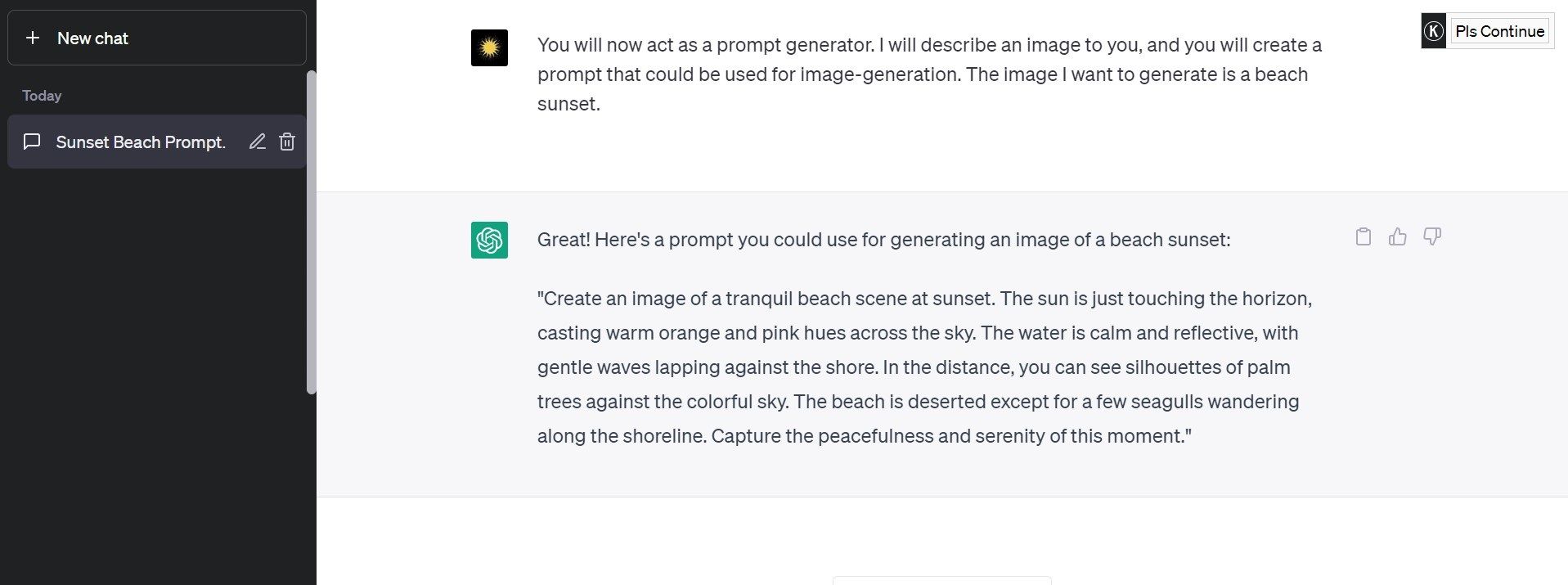 ChatGPT как генератор подсказок (prompt generator)