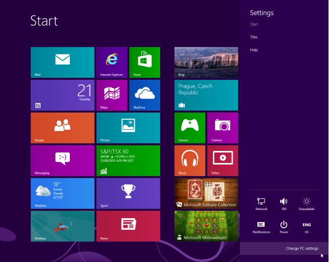 Список пользователей и кнопка добавления нового пользователя в Windows 8