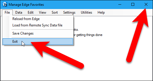 Закрытие Edge Manage