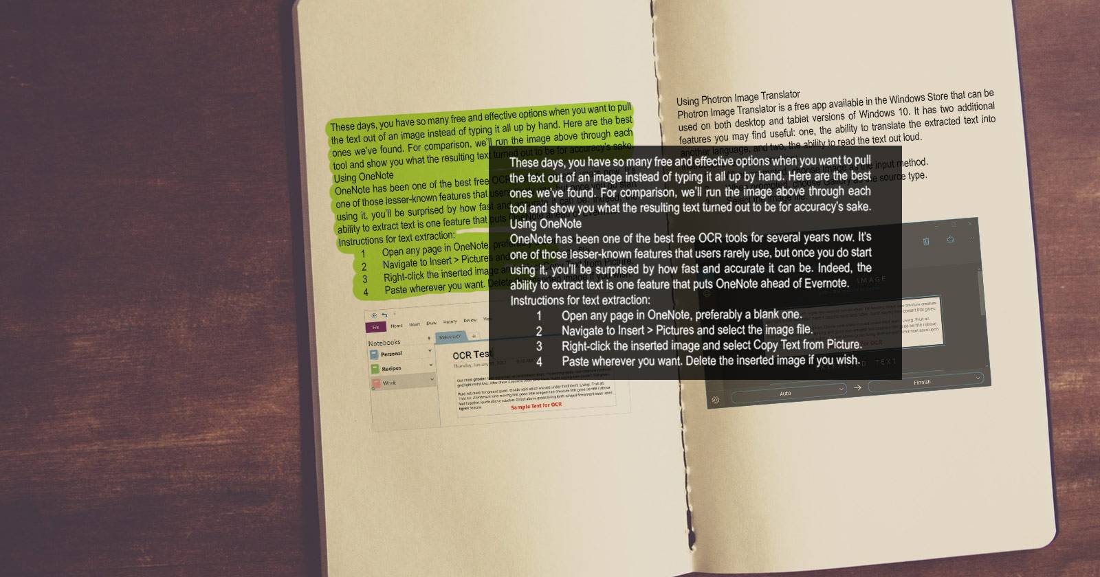 Фото документа для OCR