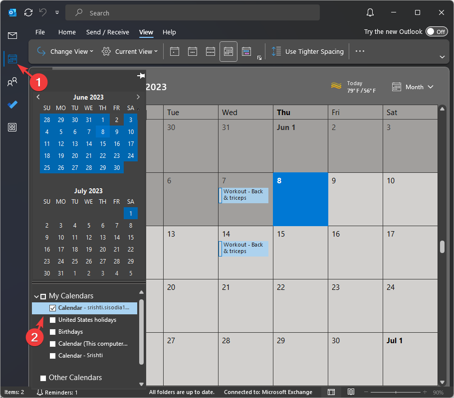 Calendars, my calendars