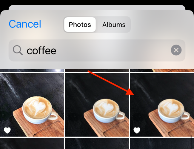 Выберите изображение из библиотеки