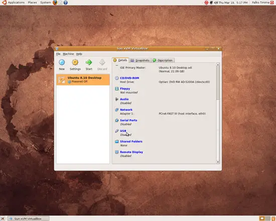 VirtualBox USB на Ubuntu 8.10