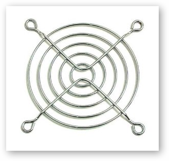 Защитная решётка для вентилятора, чёрная