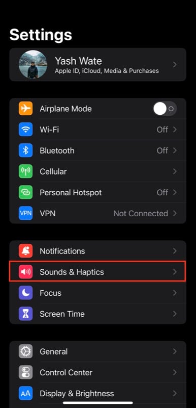 Activar hápticos en el teclado del iPhone