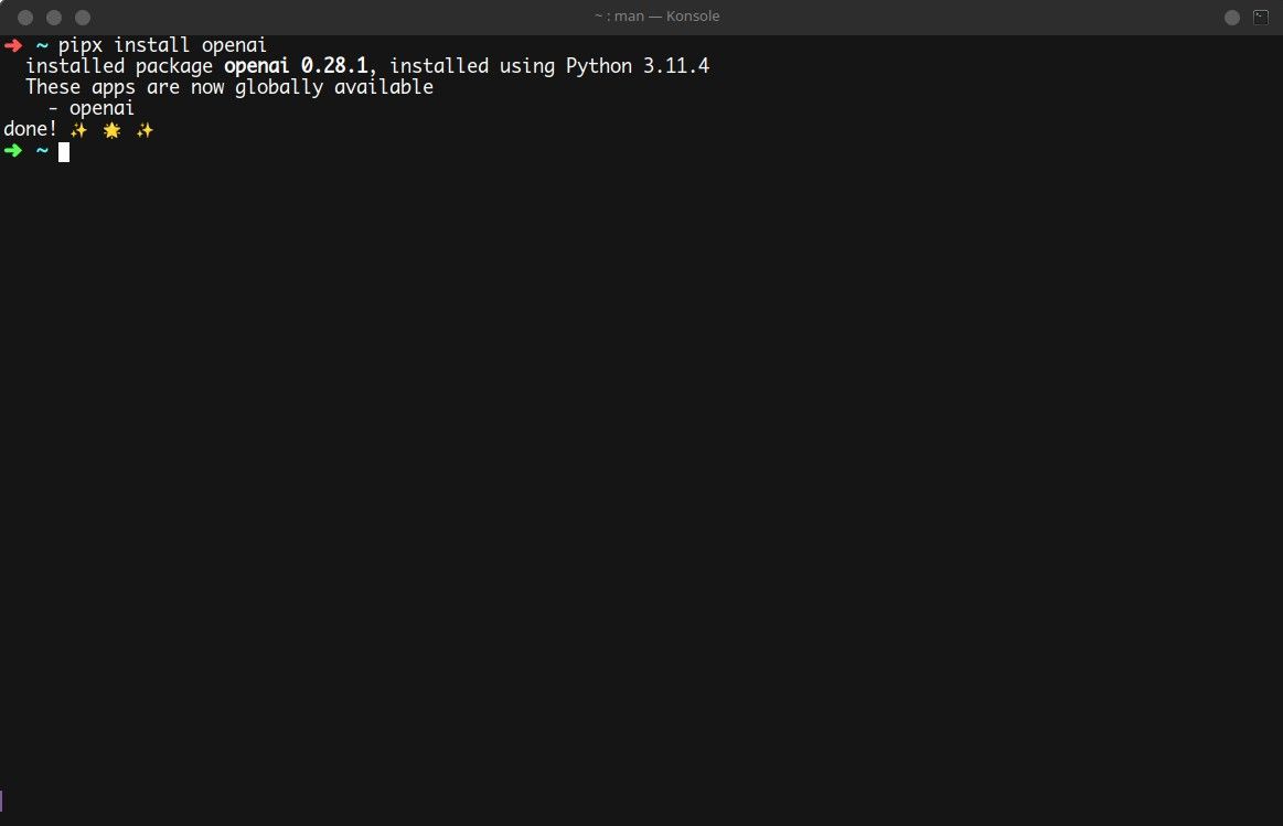 Установка пакетов с помощью pipx в изолированных окружениях