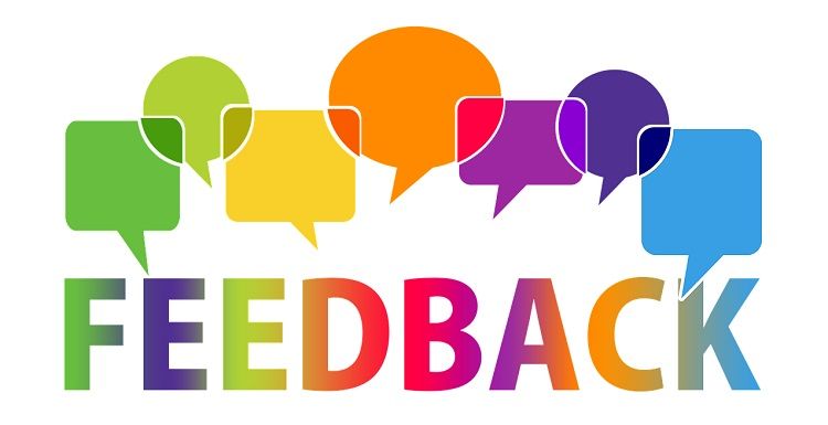 Ключевое слово «обратная связь» с диалоговыми облачками