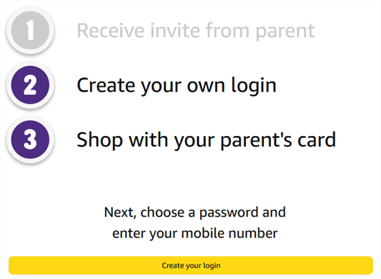 Нажмите «Create Your Login».