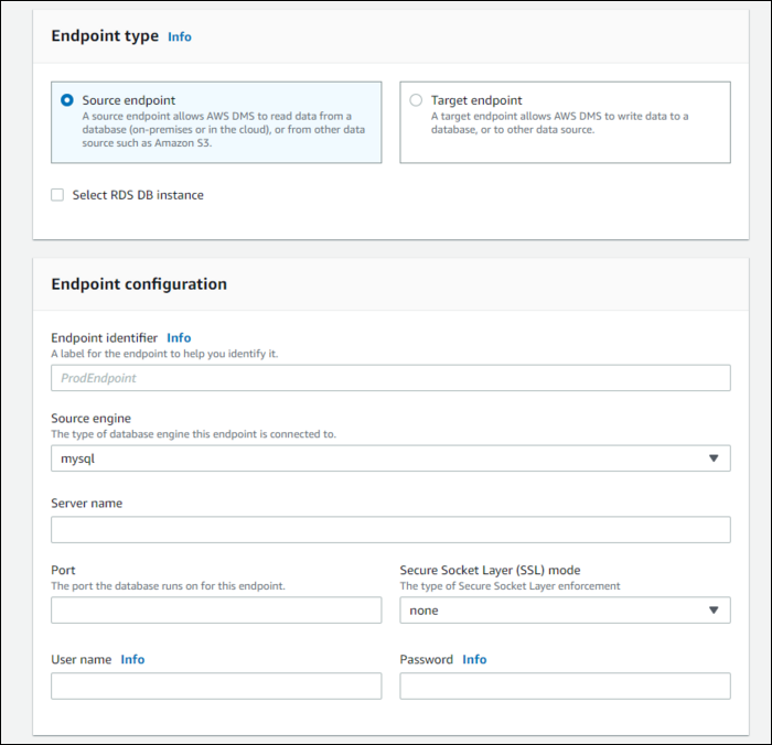 Setting up and configuring endpoints