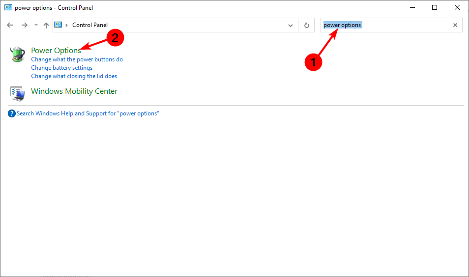 Параметры электропитания