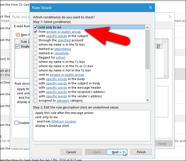 Диалог Мастера правил с текущими условиями