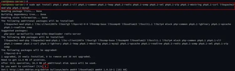 Установка PHP 8.1 и расширений