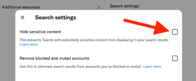 Снимите галочку