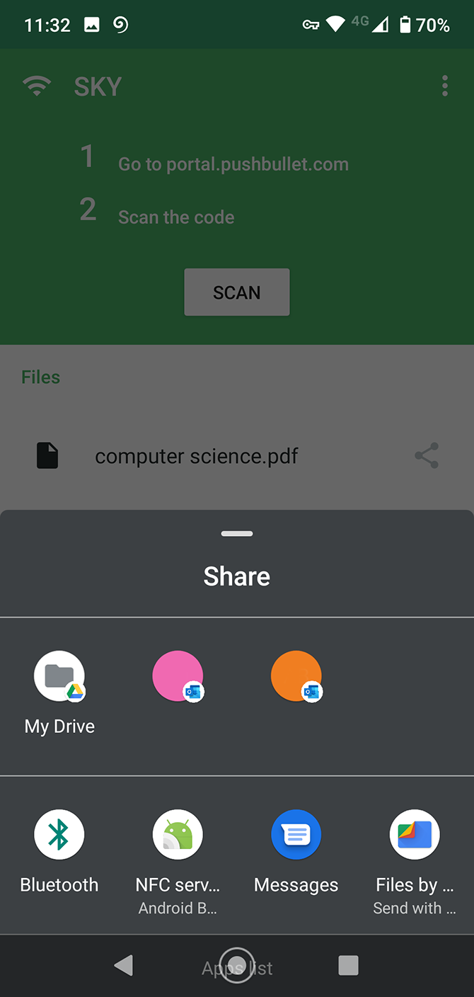 кнопка поделиться в Portal