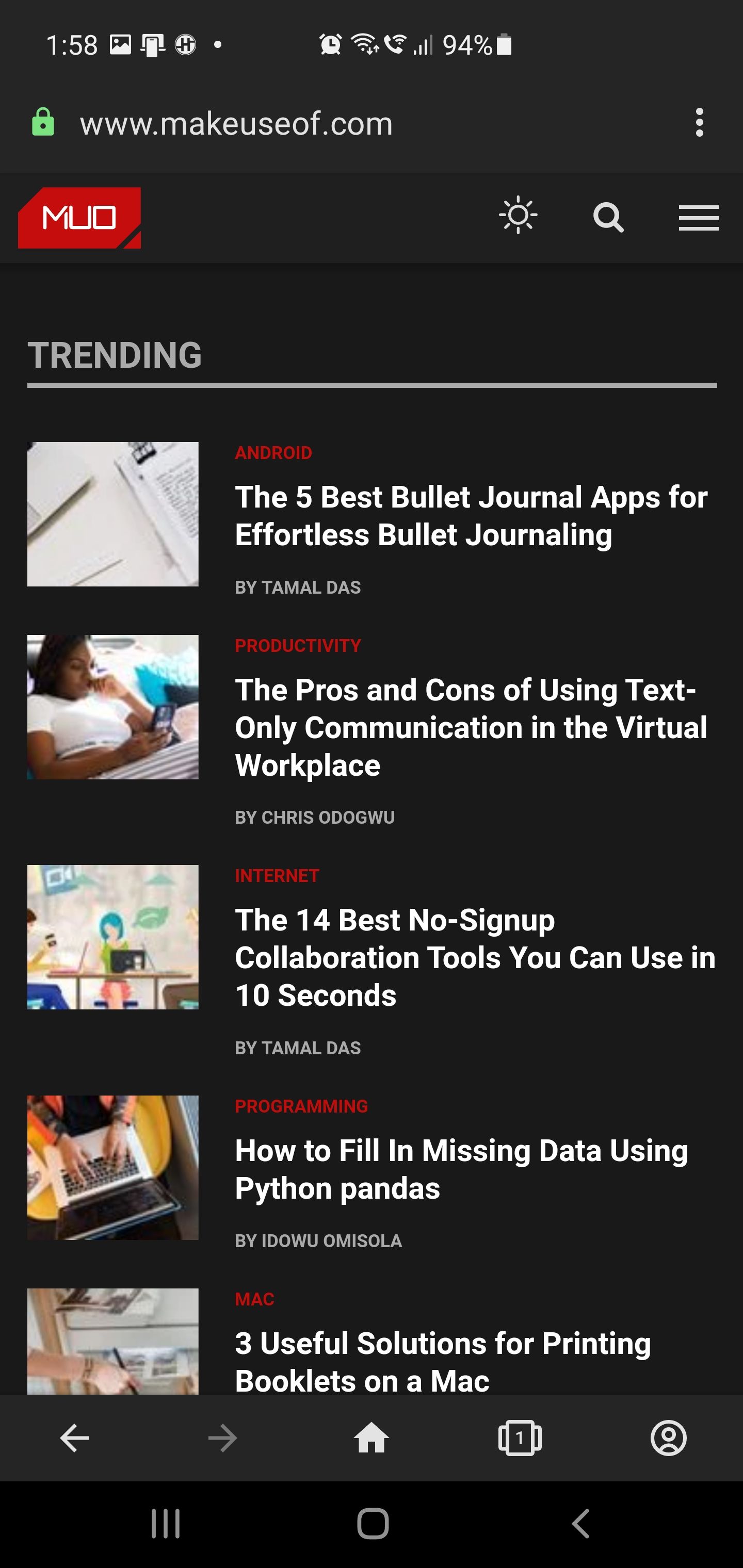 Пример интерфейса снимка в Opera