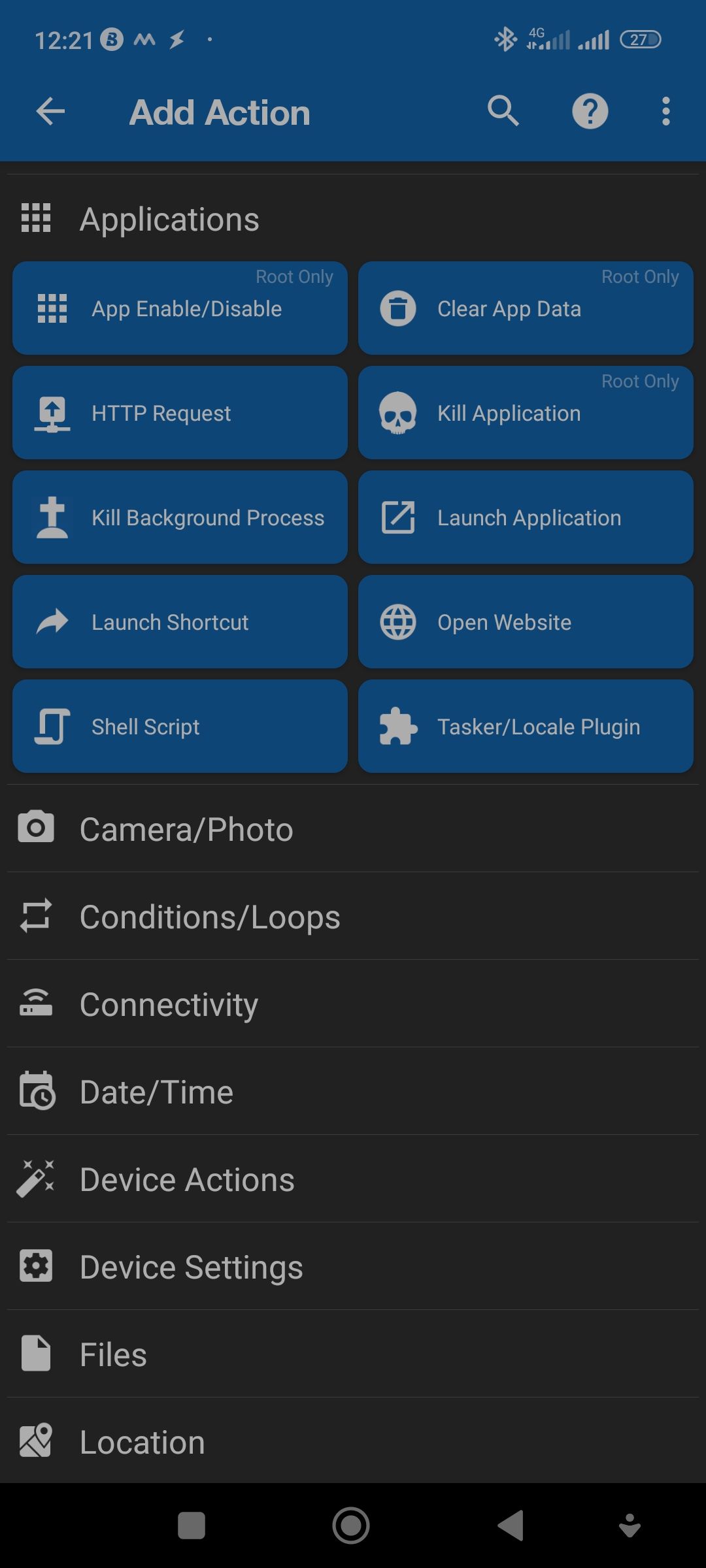 Adding Actions to a Macro on MacroDroid