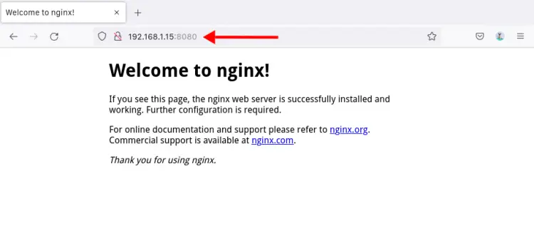 Nginx контейнер, доступный по HTTP