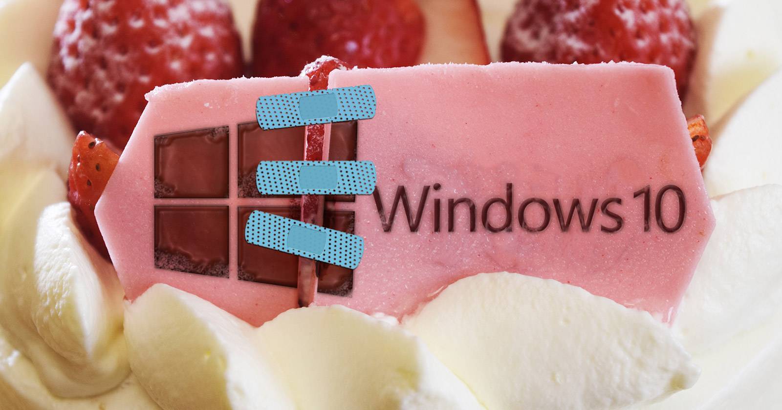 Экран с сообщениями об ошибках и изменениях после обновления Windows 10