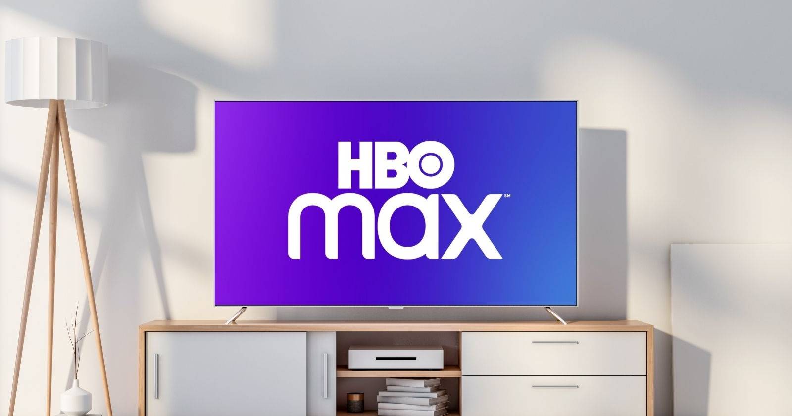 HBO Max на телевизоре с рекламой