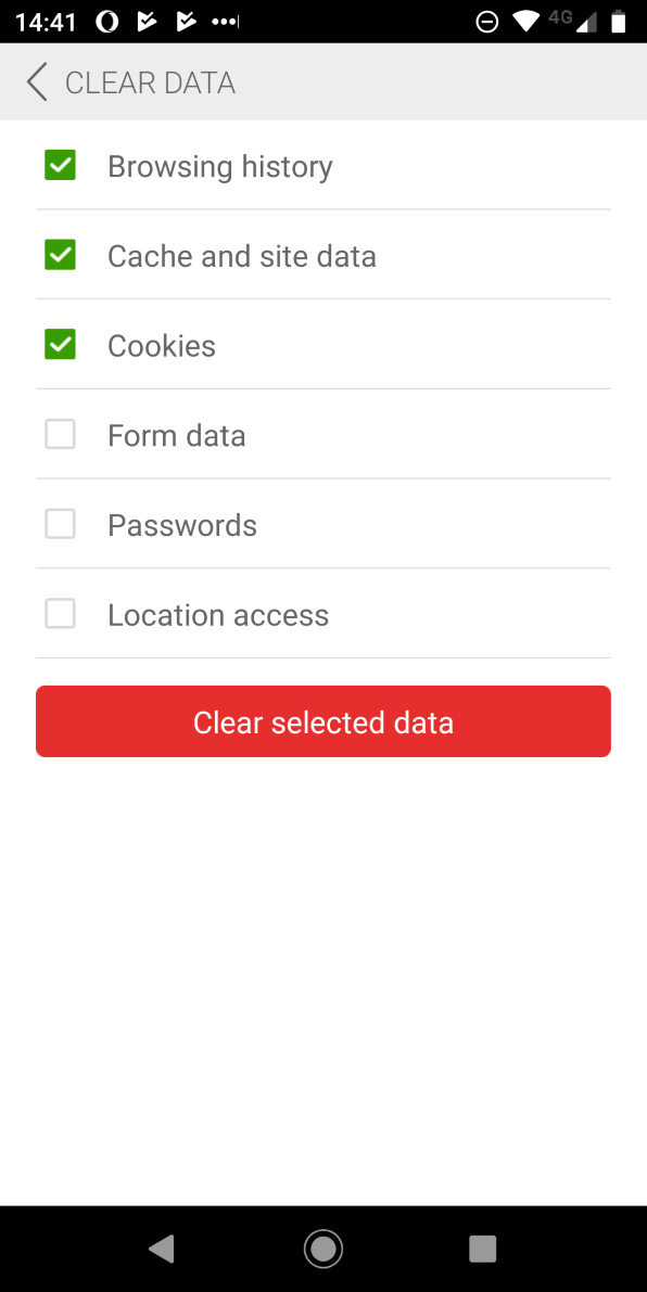 Dolphin — очистка истории