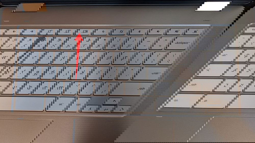Кнопка Refresh на Chromebook