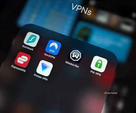 Папка с приложениями VPN на iPad mini
