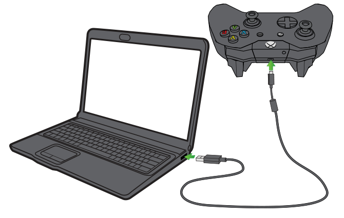 Проводное подключение контроллера Xbox One к ПК
