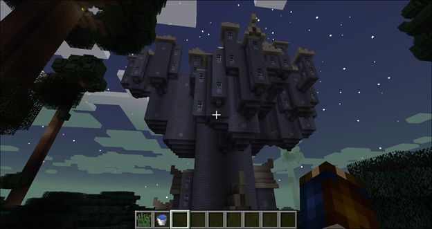 Исследование замка в Twilight Forest