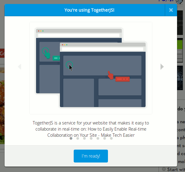 TogetherJS — совместная работа в реальном времени
