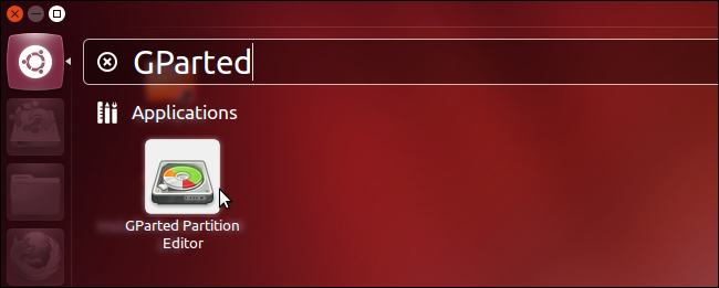 Выбор USB в GParted