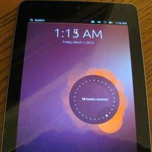 Превью Ubuntu Touch на устройстве Nexus