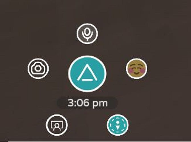 Внутриигровое меню AltspaceVR