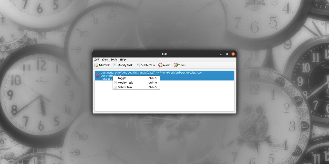Zeit для crontab — простые cron‑задачи в Linux