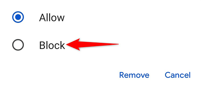 Выбор опции