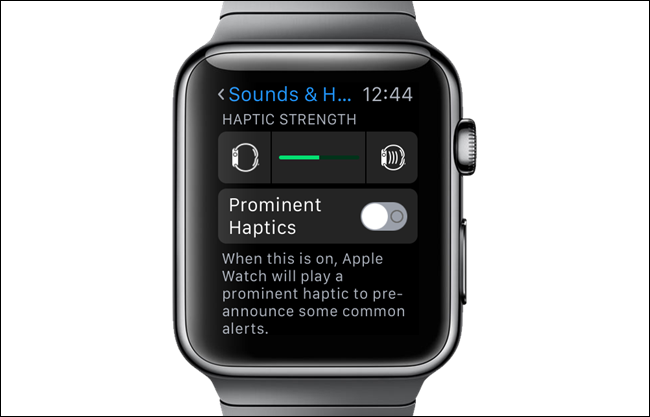 Настройка гаптики на Apple Watch