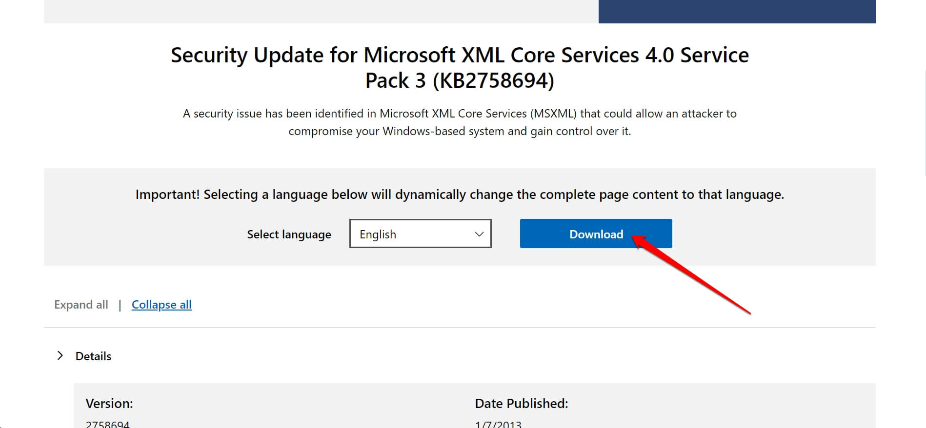 скачать msxml dll с сайта Microsoft