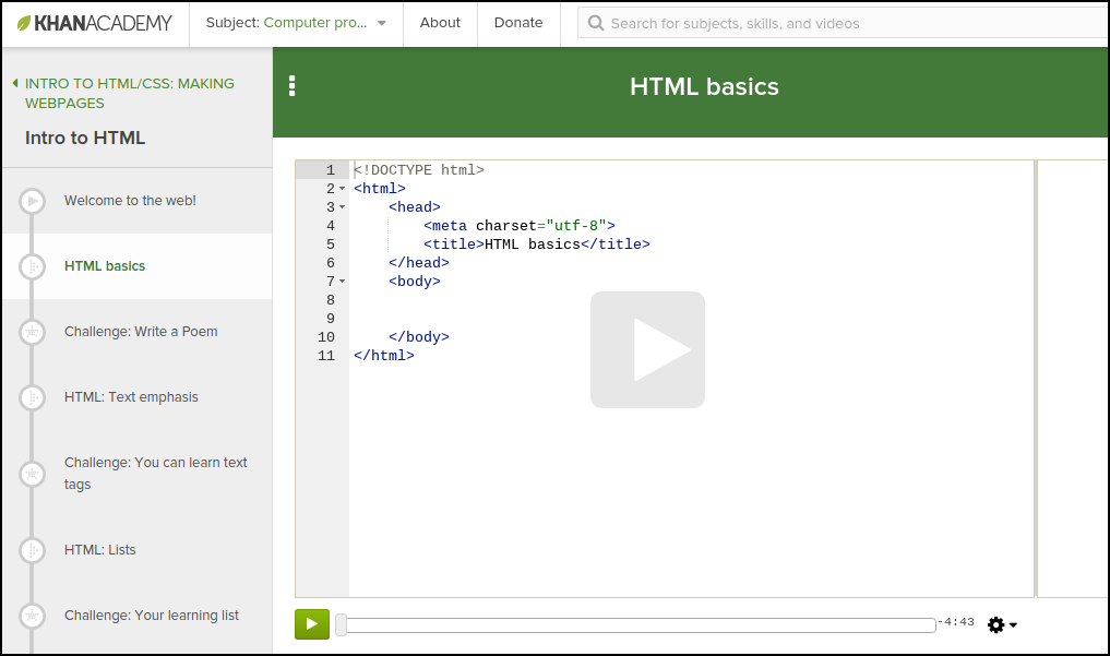 Скриншот: лекция и материалы MIT OpenCourseware