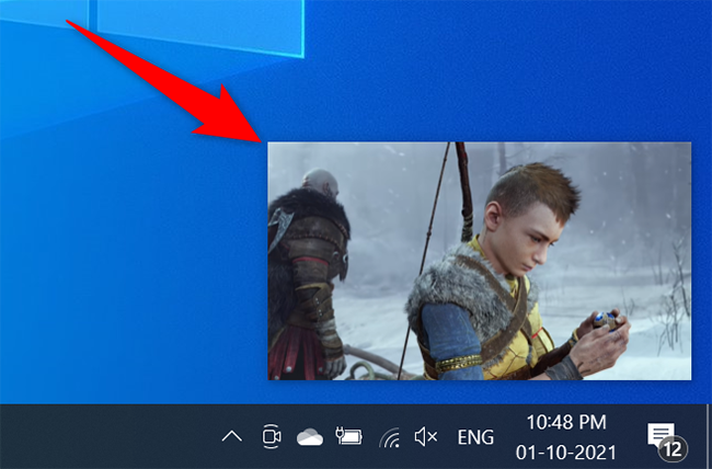 Пример плавающего окна PiP в Chrome