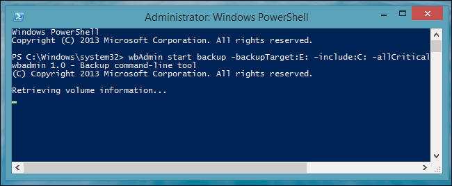 Созданный образ системы в папке WindowsImageBackup на внешнем диске