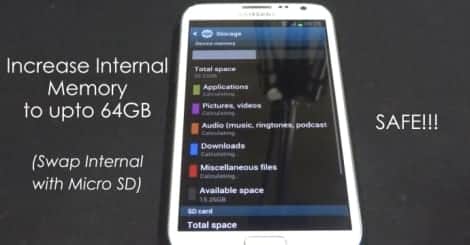 Перенос внутренней памяти на MicroSD в Android