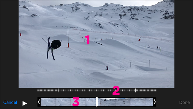 обзор интерфейса редактора slo‑mo