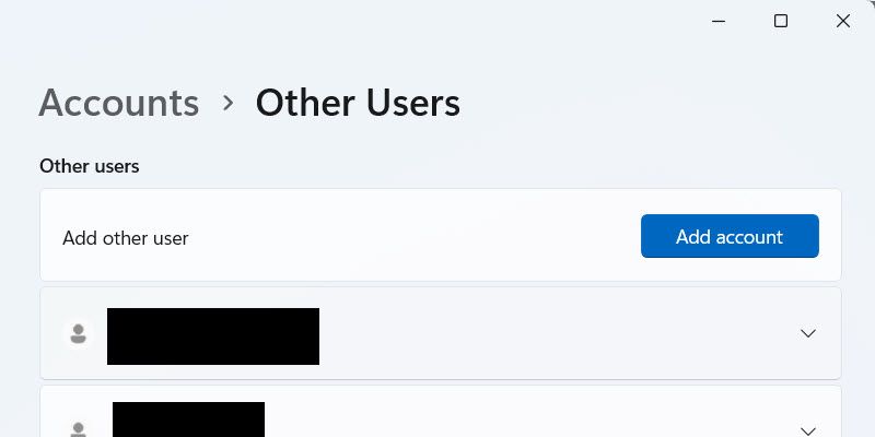 Добавление нового пользователя в Windows.