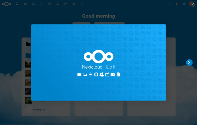 Дашборд Nextcloud