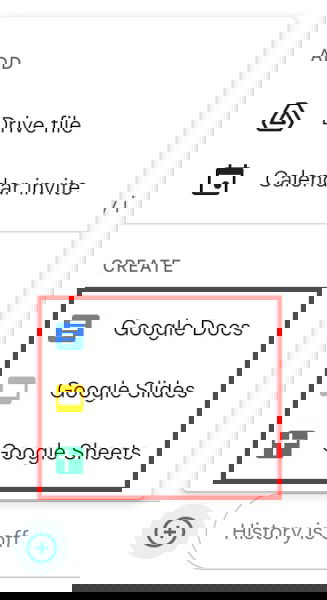 Совместная работа в Google Docs, Slides, Sheets внутри Space